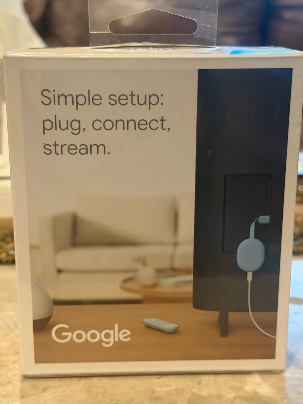 Chromecast with Google TV (4K)- Streaming Stick Entertainment